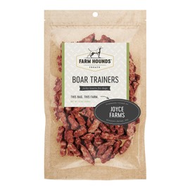 Farm Hounds - Boar Trainers - Premium Natural Jerky for Dogs - from 100% Humanely Raised Boar - Easy-Break - Great for Training & Treats - No Added Fillers - Made in USA - 4.5 oz - 1 Pack