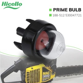 Hicello Fuel Air filter Kit for Mcculloch Chainsaw|Air Filter&Gas Fuel Line&Primer Bulb&Spark Plug Fit MAC 3212 3214 3210 3216 MS1432 MS1635NAV|Fit Mcculloch 2000 3200 3500 3516