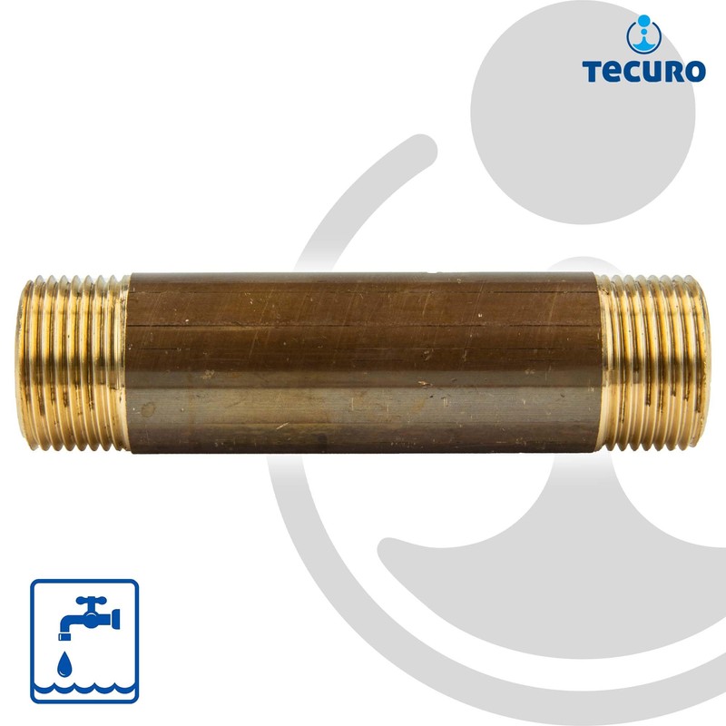 tecuro CW617N Double Pipe Nipple Male Thread R 3/4 Inch