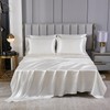 Bedding_Dreamer Silk Like White Comforter Set with Sheet Set King