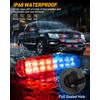 HLauto D32 Dual Color Grille Emergency Strobe Lights: 4Pcs 32