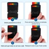 ViddVoom 2 Pack Luggage Straps with Combination Lock and Name
