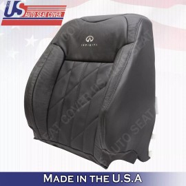 US Auto Seat Cover Inc. 2009 2010 2011 2012 2013 Infinity FX37 FX35 Front Driver Top Leather Cover Black