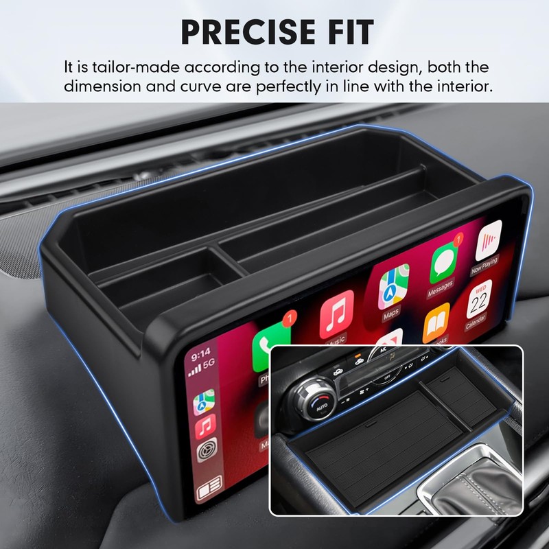 Autorder Center Console Front Organizer & Dashboard Organizer for 2022-2025