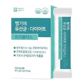 NS Home Shopping 애플트리김약사네 벨기에 유산균+ 트리플러스 15포 4박스(2개월분)..[35394631] Apple Tree Kim Pharmacist's Belgian Probiotics + Triple Plus 15 Packs 4 Boxes (2 Months Supply)..[35394631]