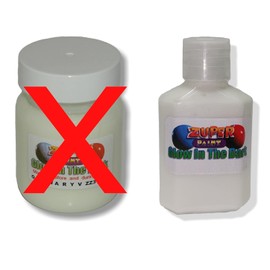 Luminous Acrylic Paint - Glow in the Dark - Choice of Colours - 60 ml, Aqua, 60 ml (2.1 fl oz)