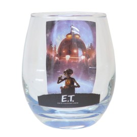 Sunart E.T. SAN3987-1 3D Glass, Spaceship, Retro Movie, ET Goods, Approx. 11.2 fl oz (330 ml), Made in Japan