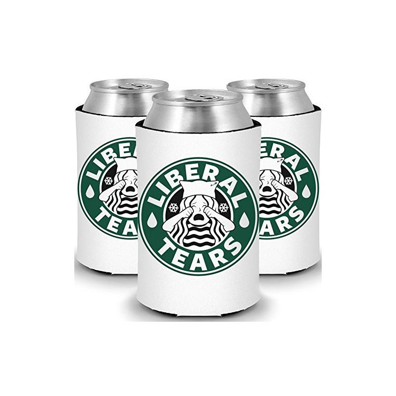 Funny MAGA Liberal Tears Can and Bottle Coolers (3 Pack)