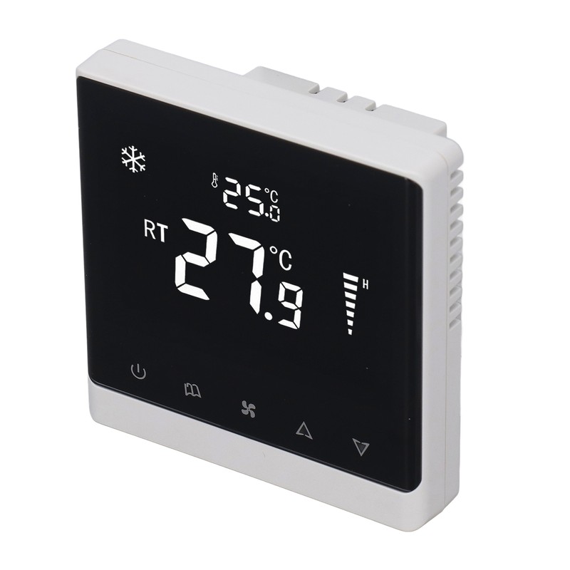 Air Conditioning Fan Thermostat Home Touchscreen Thermostat Panel Temperature Controller