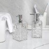 Hand Soap Dispenser, Clear Acrylic Plastic Liquid Pump Bottles Refillable