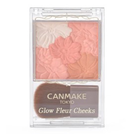 CANMAKE Glow Fleur Cheeks Blush PICK SHADES 02 & 15 - US Seller - 03 Fairy Orange Fleur