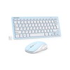 TECKNET Wireless Keyboard and Mouse Combo, Mini Cordless Computer Keyboard