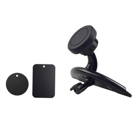 SEWACC Magnetic CD Slot Phone Mount for GPS Tablets Swivel Easy Installation Scratch Resistant Grips Compact Car Holder for Smartphones