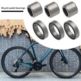 Be In Your Mind 8 Pieces Bicycle Bottom Bracket Compatible with Look KEO 6701-2RS Deep Groove Ball Bearing 18 x 12 x 4 mm + HK0810 Needle Bearing 12 x 8 x 10 mm