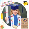 Wesiti Kindergarten Graduation Cap Gown Stole Set with Tassel Bracelet