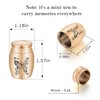 1.57 Inches Small Keepsake Urn for Human Ashes Butterfly Mini