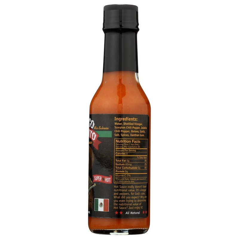GRINGO BANDITO Super Hot Sauce, 5 FZ