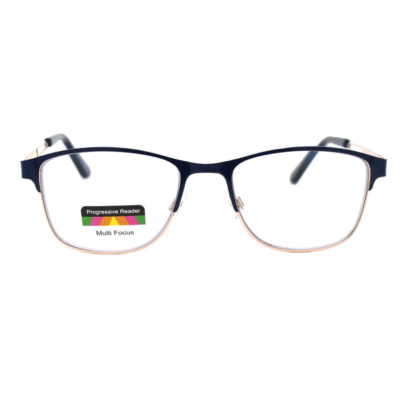 Multi-Focus Progressive Glasses Glasses 3 in 1 Reader Spring Hinge