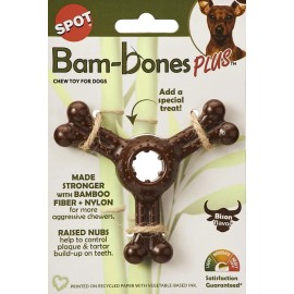 SPOT Dog Bone “ Bam Bones Plus” Add Treat To Middle X2 Per Order