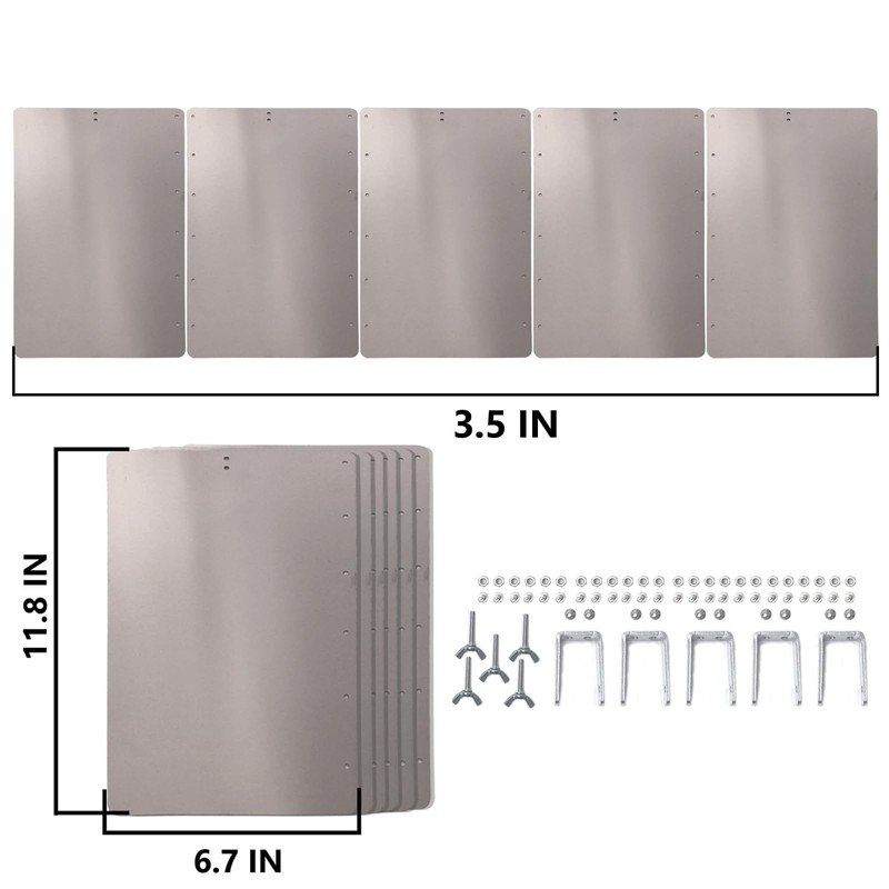 5 Pcs Patio Heater Reflector Shield Outdoor Patio Heater Shield