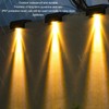 Solar Wall Light Warm Light IP67 Waterproof Multifunctional Eco Friendly
