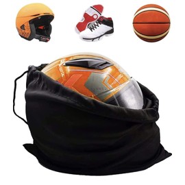 KOOUMOS Motorcycle Helmet Bag Ski Bag Hockey Bag Lightweight Backpack Large Storage Carrying Bags for Sport Riding Travel Motorcycle Bicycle Made of Nylon Cloth with Drawstring Bag (M*1Pack