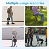 Walking Cane with Seat, Cane with Seat Folding Lightweight,Walking Stick