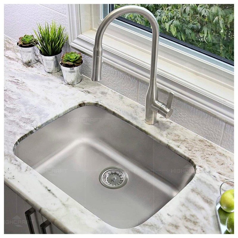 Highcraft 9733 Kitchen Sink (3-1/2'' Inch) Stainless Steel Drain Assembly