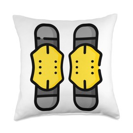 Don't Forget Your Kneepads Kneepad Throw Pillow
