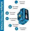 VOLT1799 BL1850B 18V Battery and Charger for Makita 18v Battery