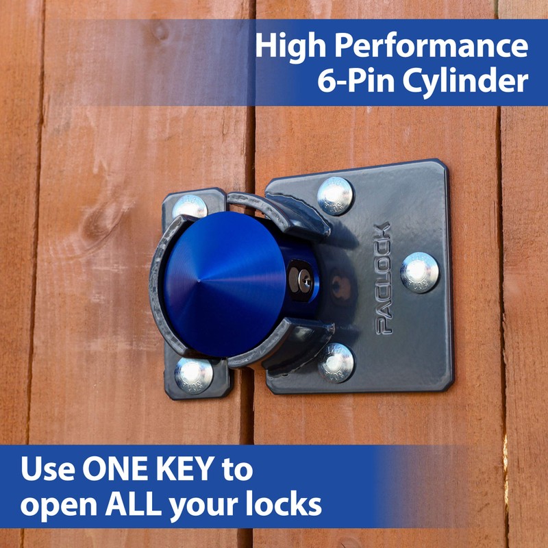 PACLOCK's UCS-9A/775 Hasp and Puck Combo Kit, High Performance 6-Pin