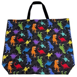 Miwaki Bag-Mom Tote Bag with Gusset, Large Capacity, Nursery School, Lightweight, Sub Bag, Large Size, Mother's Bag, For Boys and Girls, Made in Japan, Handmade, Name Tag Included, Motif, Bag-Mom