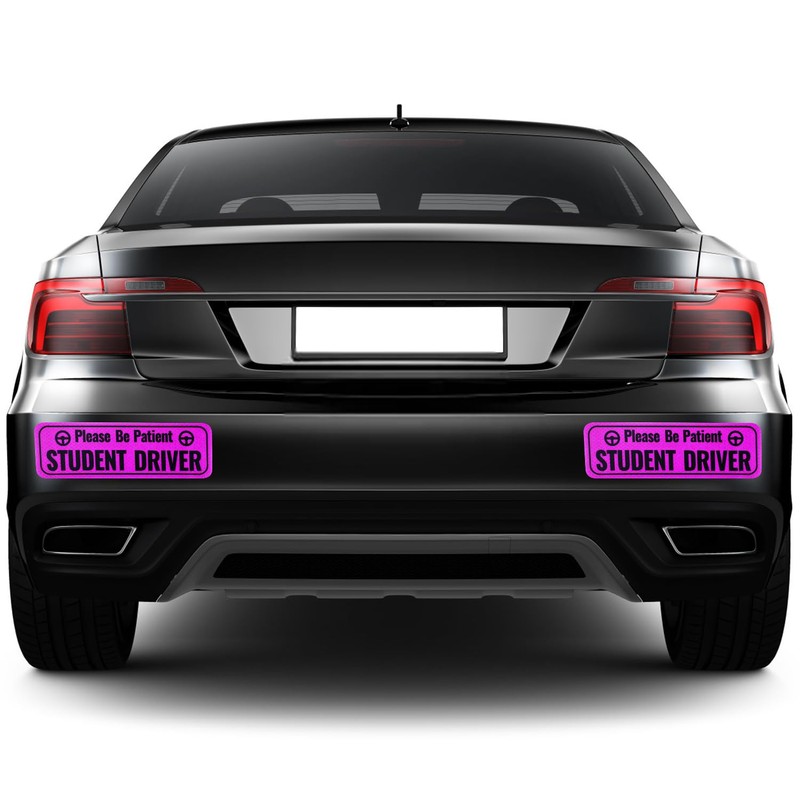 2pcs Student Driver Magnet, Please Be Patient Student Driver Sign