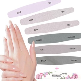 La SACHI Nail File Washable Nail File Set - 6 Pieces + 1. Brand: La SACHI
