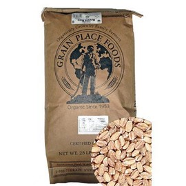 Grain Place Foods | Non-GMO Organic Hulled Barley | Made in USA | 25 lb Bag