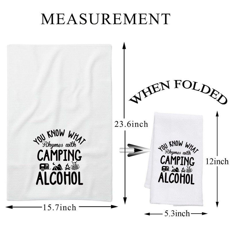 PLITI Camping Kitchen Towel Camping Lover Gift You Know What