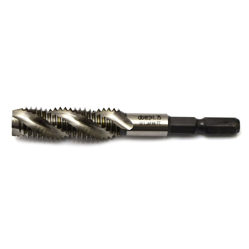 Onishi Industry Hexagonal Shaft Spiral Tap, M12 x 1.75
