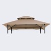 Donext 8 x 5 Grill Gazebo Double Tiered Replacement Canopy