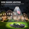 Aurolit Flagpole Light Solar Powered,Auro 5 Flag Pole Light 136