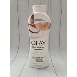 OLAY Ultra Moisture Hydratant Coconut Oil Body Wash, 22 fl oz