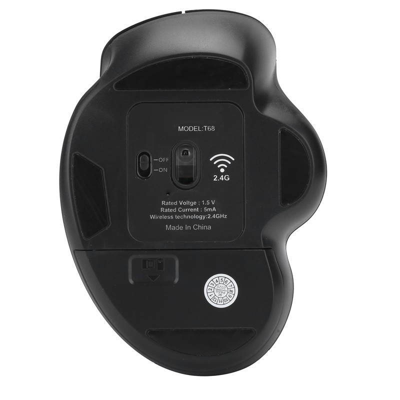 T68 2.4GHz 6D Wireless Mouse 1600DP1 Mute USB Optical Gaming