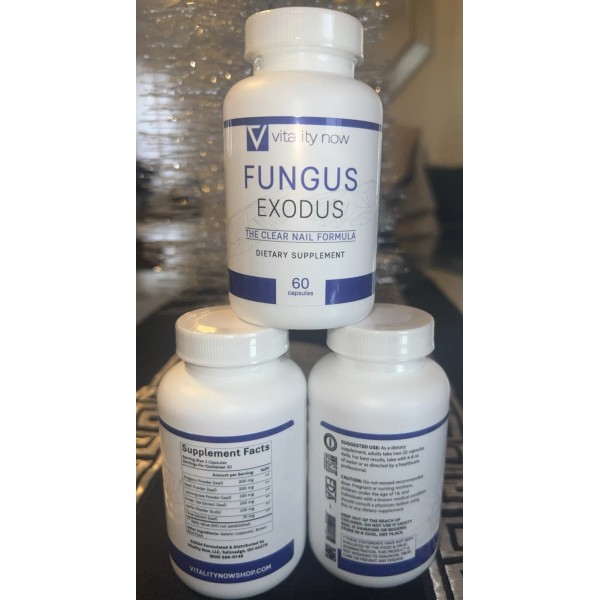 Vitality Now Fungus Exodus The Clear Nail Formula 180 Capsules