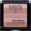 SANTE Naturkosmetik Beautifying Highlighter, 01 Nude, 5 Powder Shades Organic