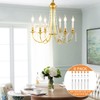 Helunsi 6 Set E12 Adjustable Candelabra Socket, Chandelier Fixture Sockets