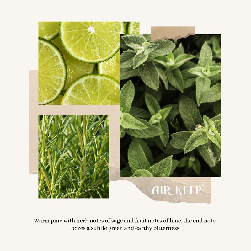 Airkeep Reed Diffuser Set, 3.38 fl oz (100 ml) -