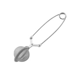 Fackelmann Infusore per tè e tisane con manico pieghevole, in acciaio inossidabile, (colore: argento), quantità: 1 pezzo