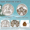 CHURYUML 14 Year Sobriety Coin Triplate Sobriety Chip Achievement Medallions