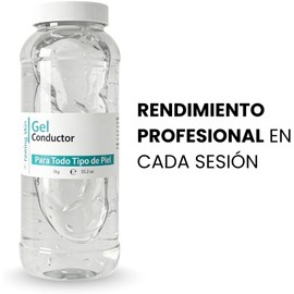 Gel conductor corporal y facial de 1 kilo para Spa Dreamy Skin, con colágeno y elastina de alta viscosidad, apto para cualquier aparatología cosmética.