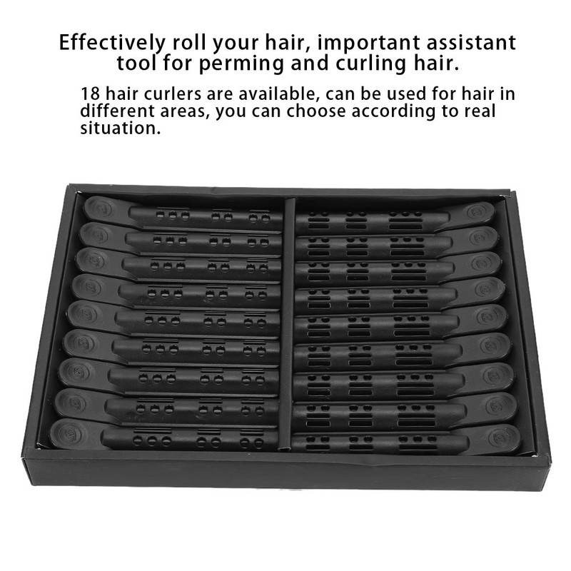18pcs Professional Perming Hair Roller Household DIY Wavy Curly Hair