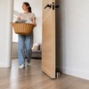 Self-Adhesive Rubber Door Stopper – Stainless Steel Wall Protector with